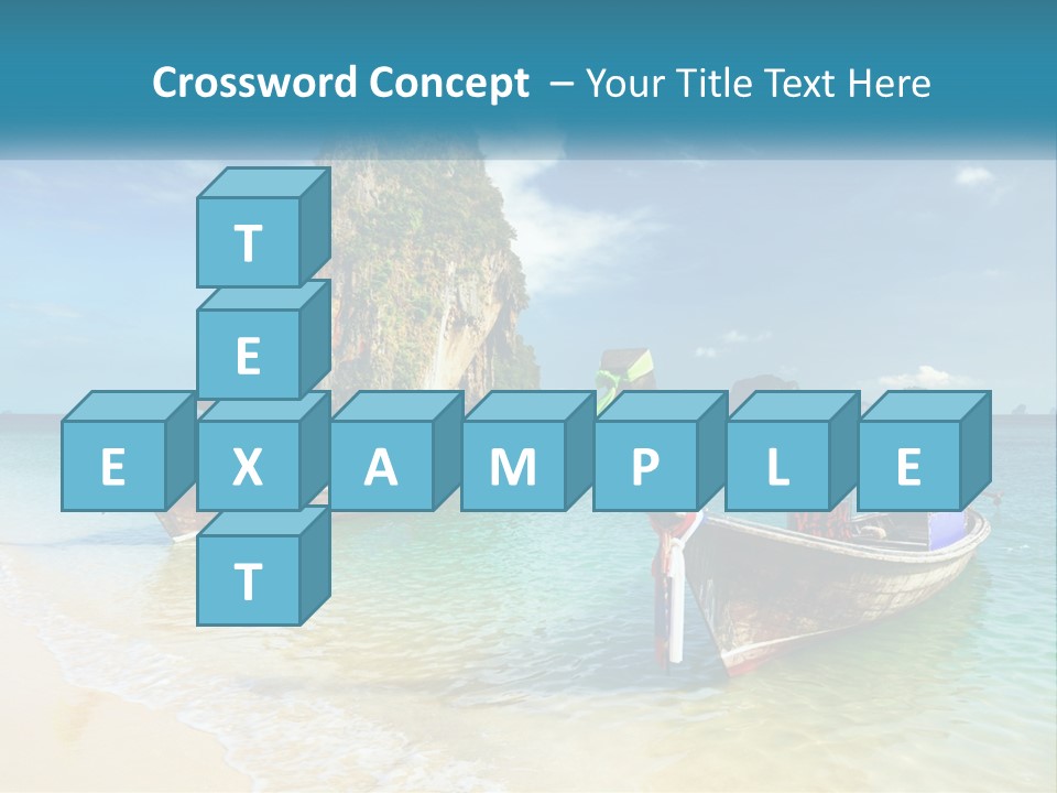 Resort Journey Cliff PowerPoint Template