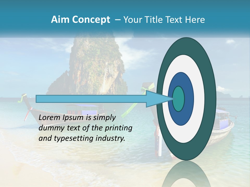 Resort Journey Cliff PowerPoint Template