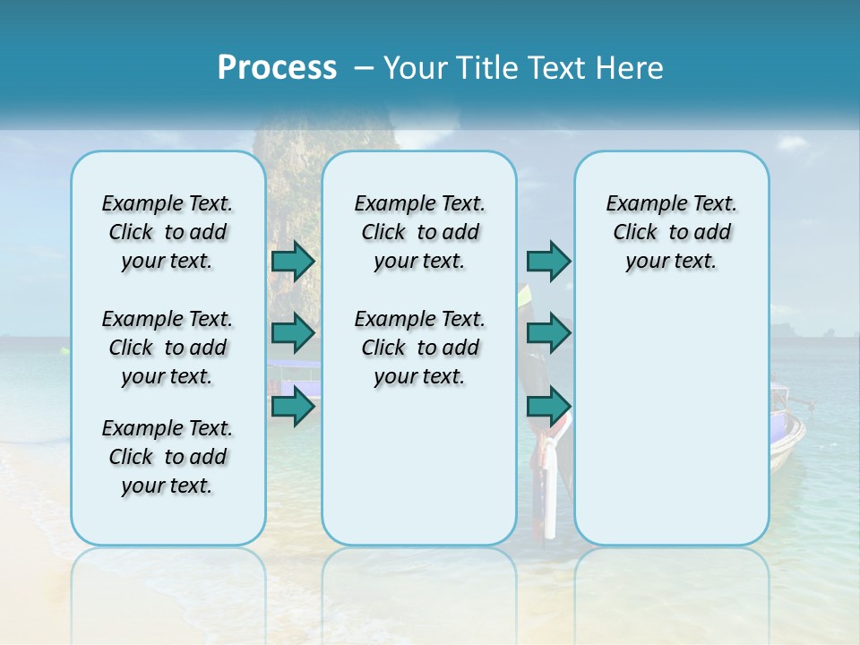 Resort Journey Cliff PowerPoint Template