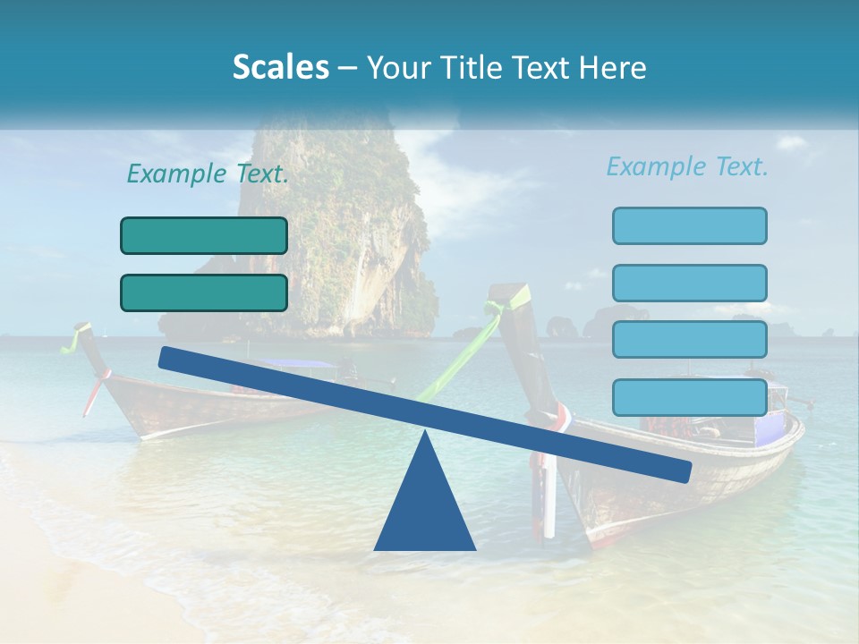 Resort Journey Cliff PowerPoint Template