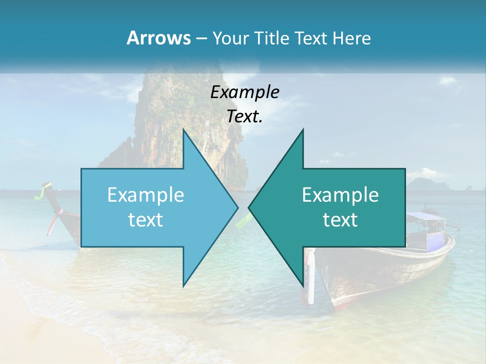 Resort Journey Cliff PowerPoint Template