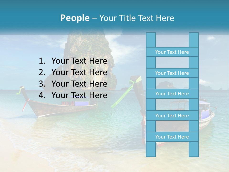 Resort Journey Cliff PowerPoint Template