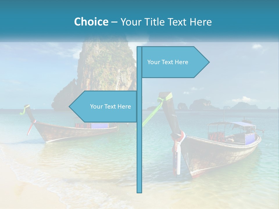 Resort Journey Cliff PowerPoint Template