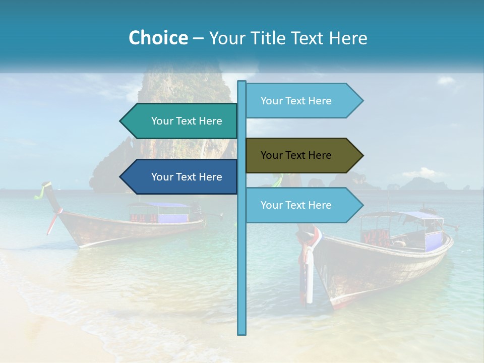 Resort Journey Cliff PowerPoint Template