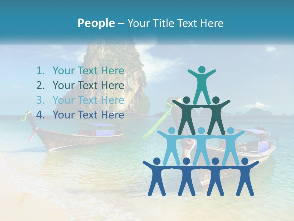 Resort Journey Cliff PowerPoint Template