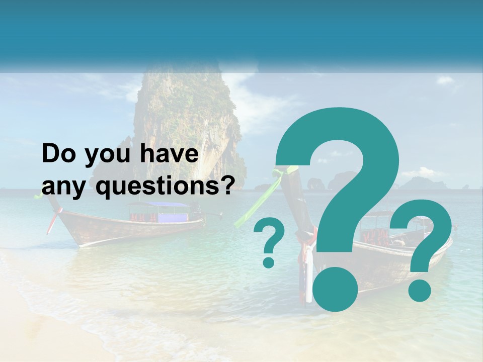 Resort Journey Cliff PowerPoint Template