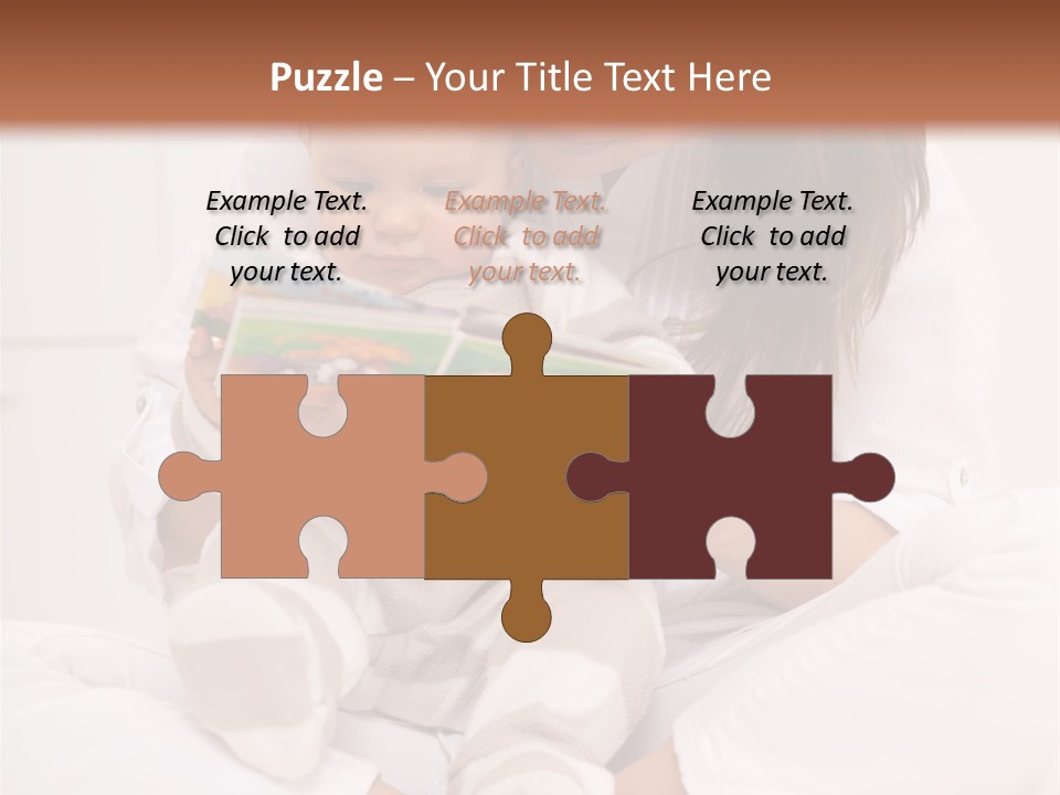 Girl Confidence Affection PowerPoint Template