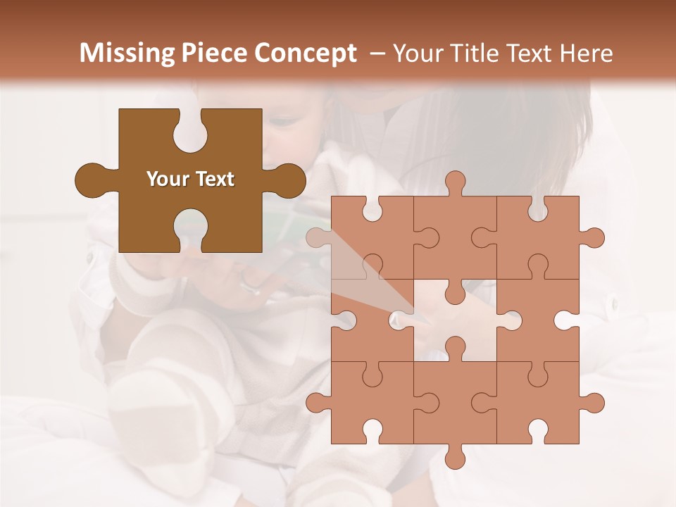 Girl Confidence Affection PowerPoint Template