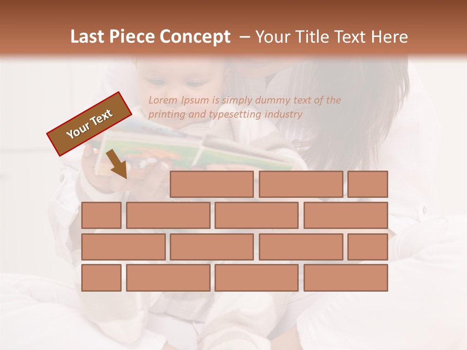 Girl Confidence Affection PowerPoint Template