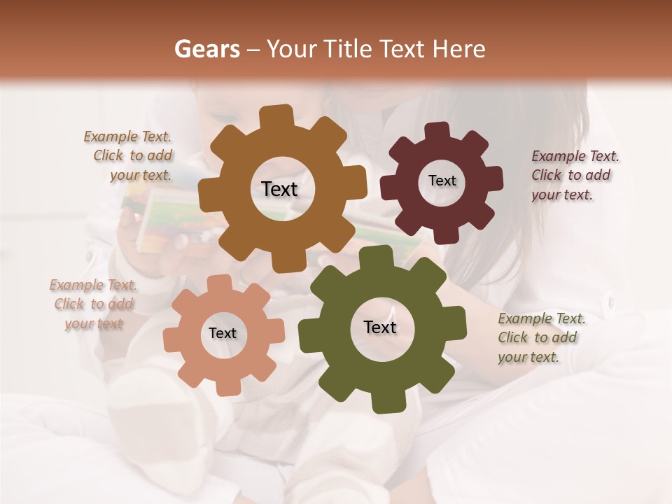 Girl Confidence Affection PowerPoint Template