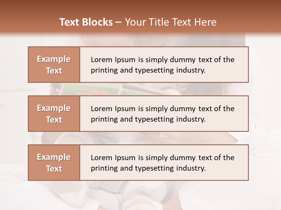 Girl Confidence Affection PowerPoint Template