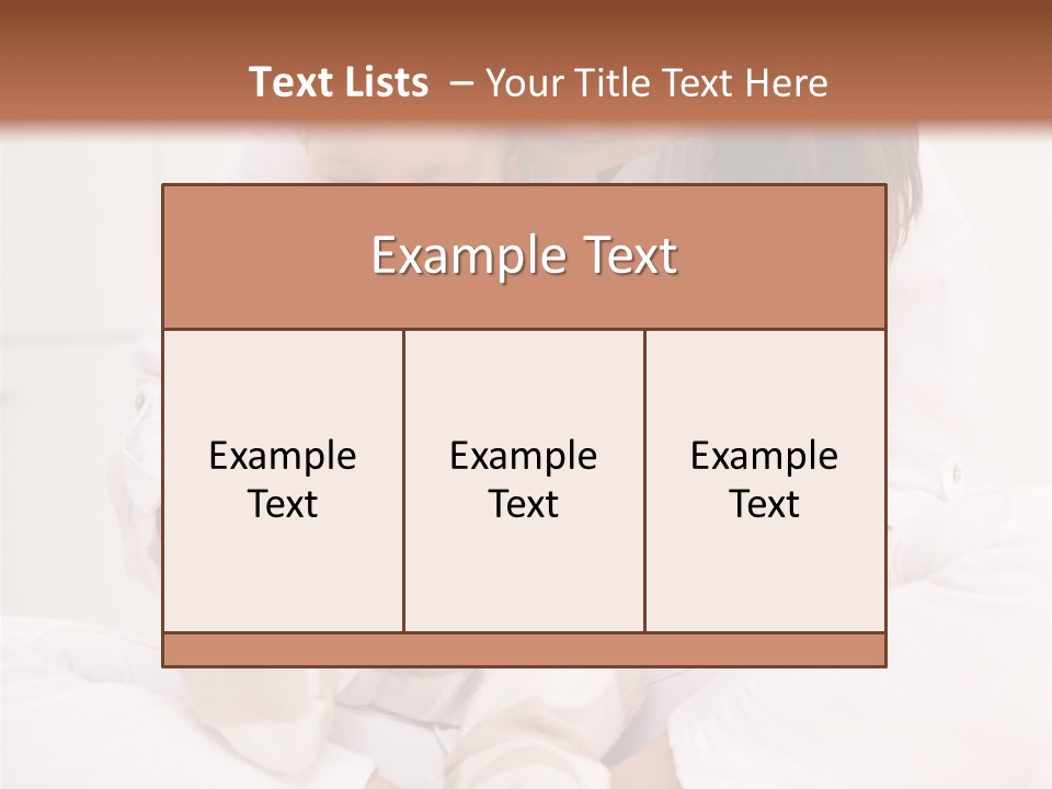 Girl Confidence Affection PowerPoint Template