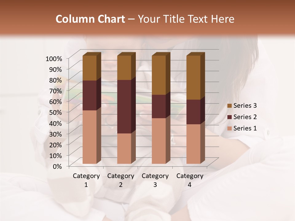 Girl Confidence Affection PowerPoint Template