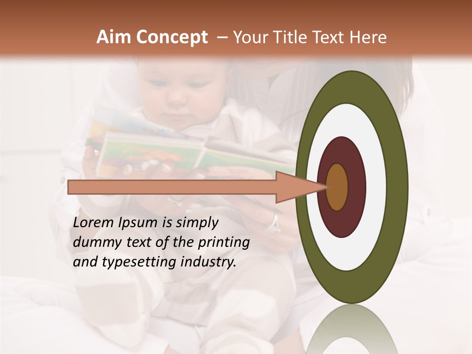 Girl Confidence Affection PowerPoint Template