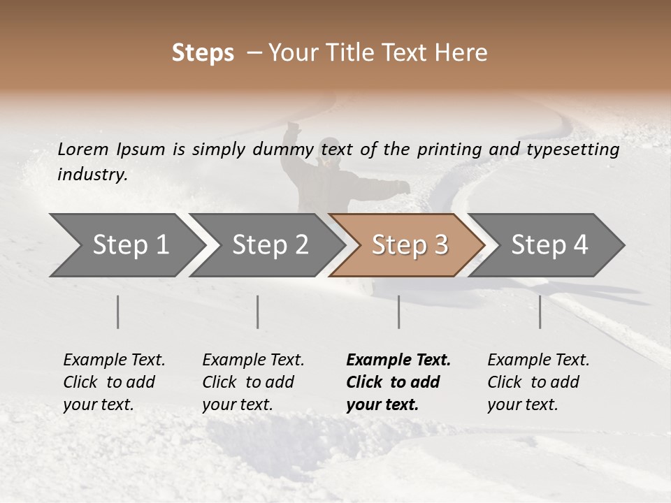 Descent Male Offpiste PowerPoint Template