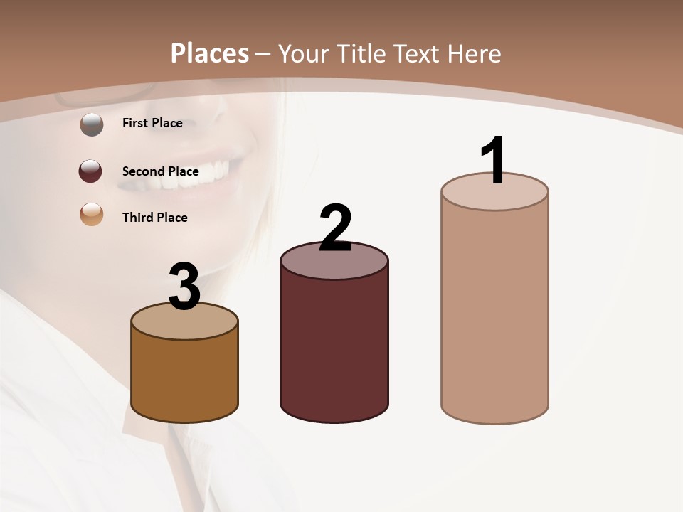 Female Lady Boss PowerPoint Template