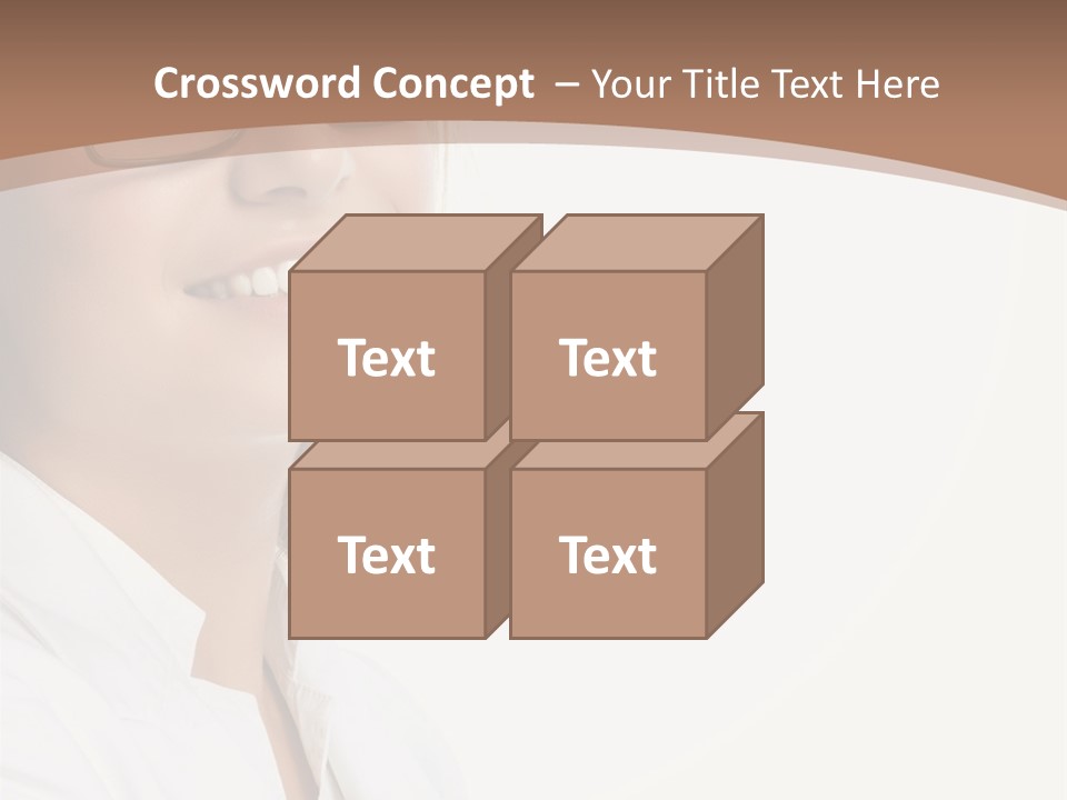 Female Lady Boss PowerPoint Template