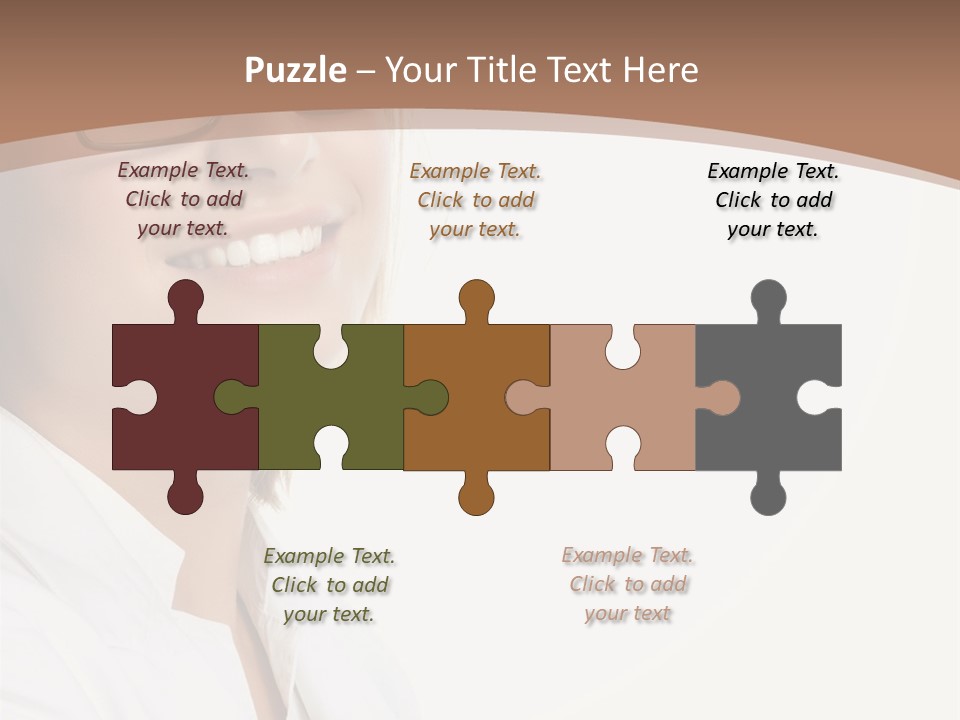 Female Lady Boss PowerPoint Template