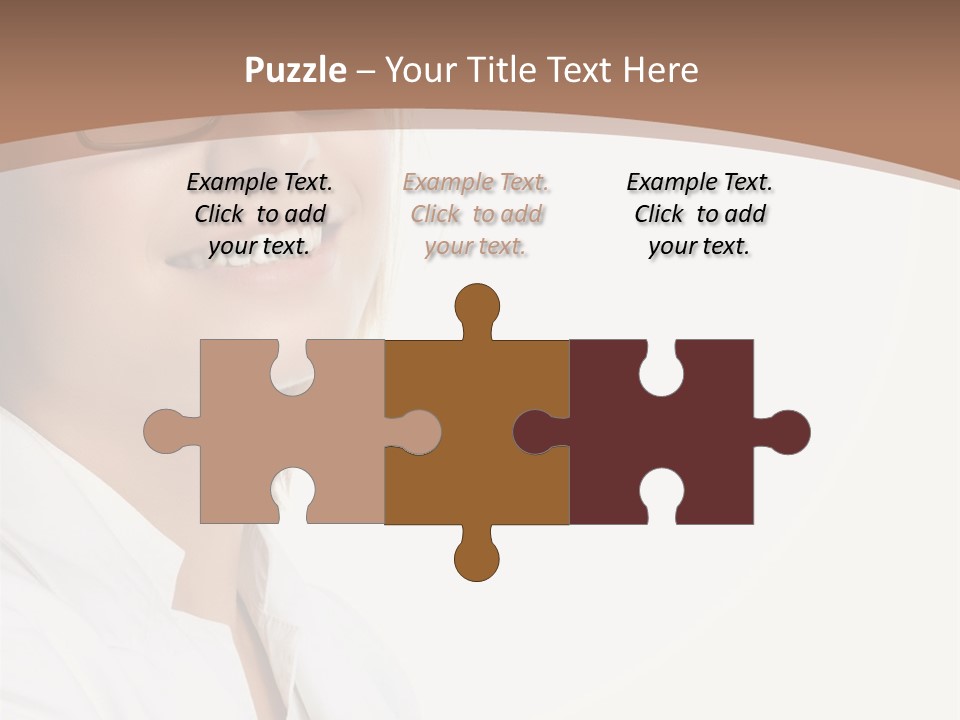 Female Lady Boss PowerPoint Template