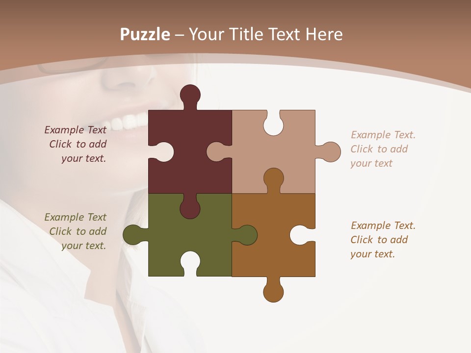 Female Lady Boss PowerPoint Template