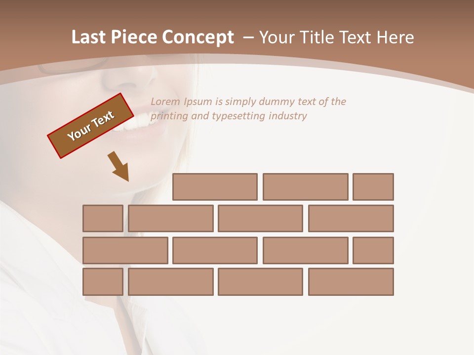 Female Lady Boss PowerPoint Template