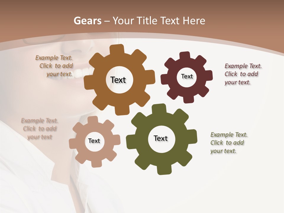 Female Lady Boss PowerPoint Template