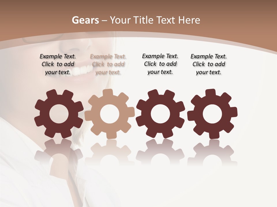 Female Lady Boss PowerPoint Template