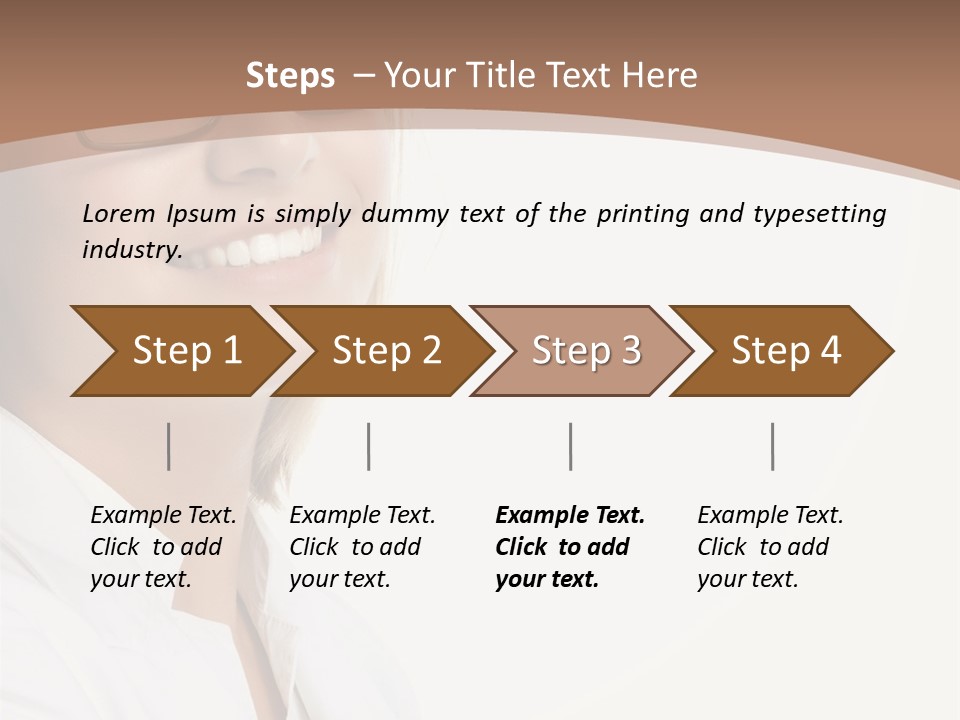 Female Lady Boss PowerPoint Template