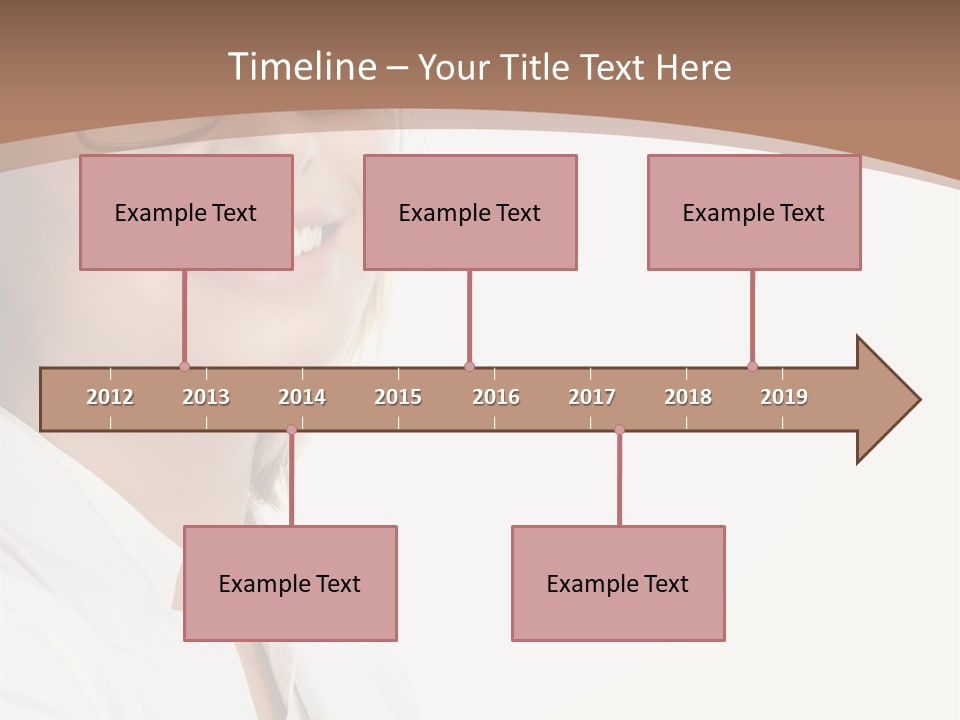 Female Lady Boss PowerPoint Template