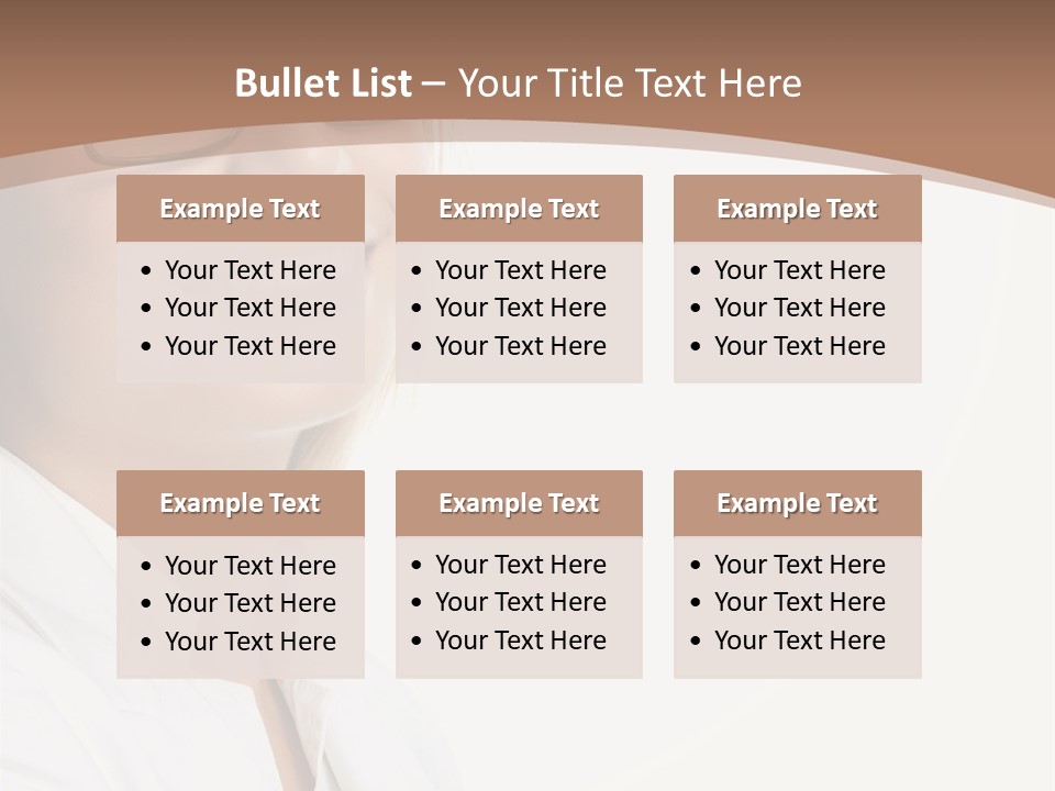 Female Lady Boss PowerPoint Template