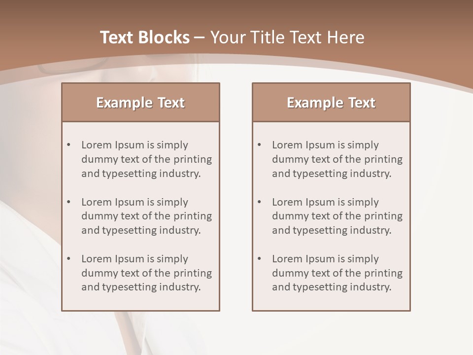Female Lady Boss PowerPoint Template