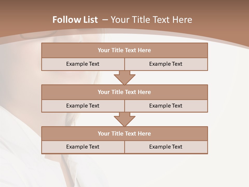 Female Lady Boss PowerPoint Template