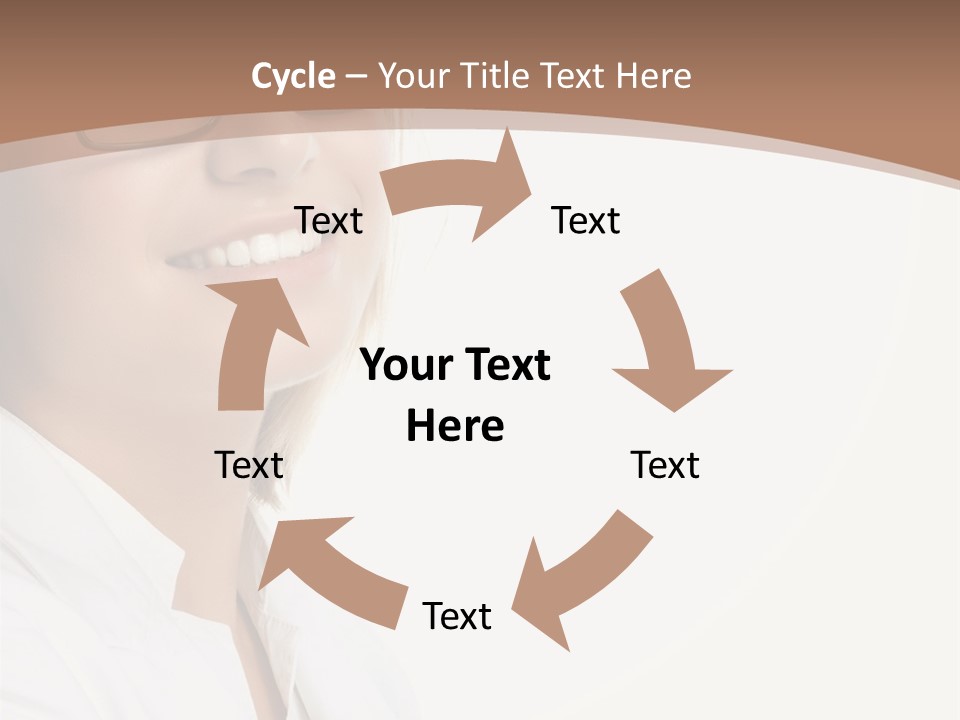 Female Lady Boss PowerPoint Template