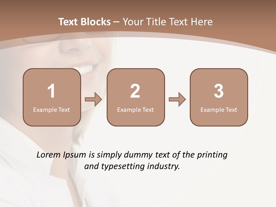 Female Lady Boss PowerPoint Template
