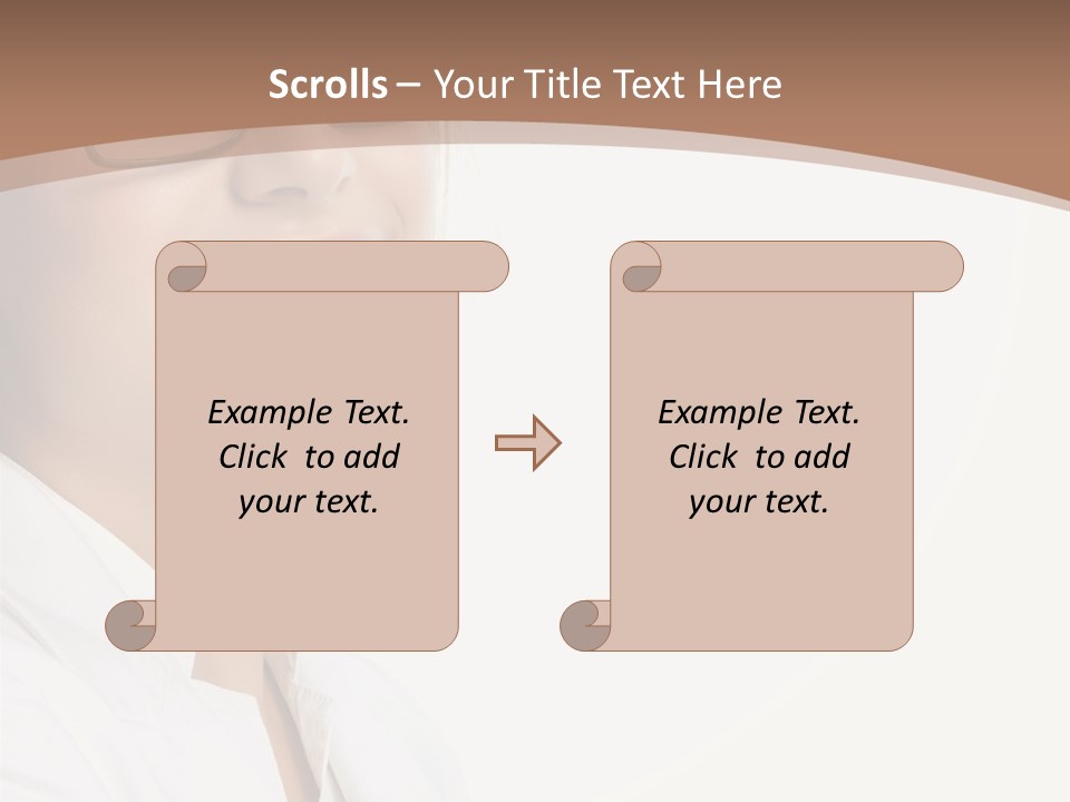 Female Lady Boss PowerPoint Template