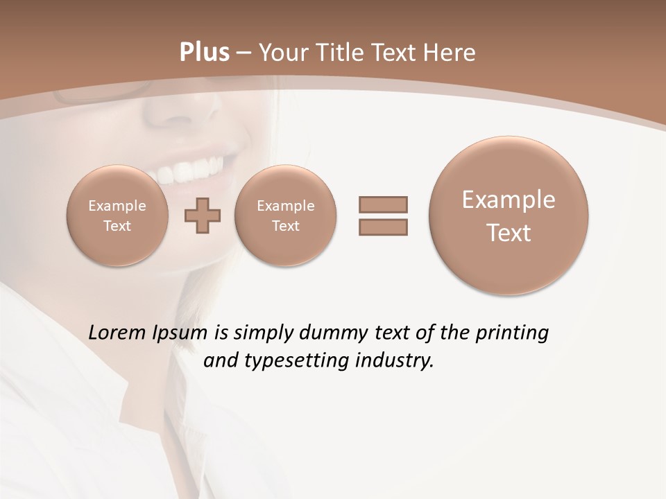 Female Lady Boss PowerPoint Template