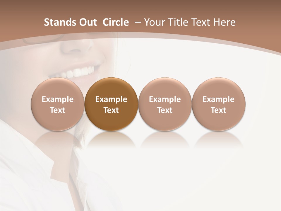 Female Lady Boss PowerPoint Template