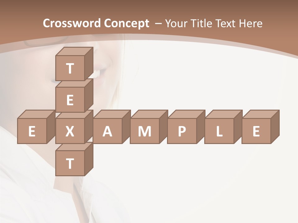 Female Lady Boss PowerPoint Template