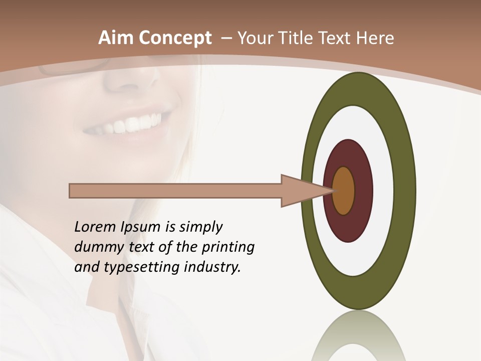 Female Lady Boss PowerPoint Template