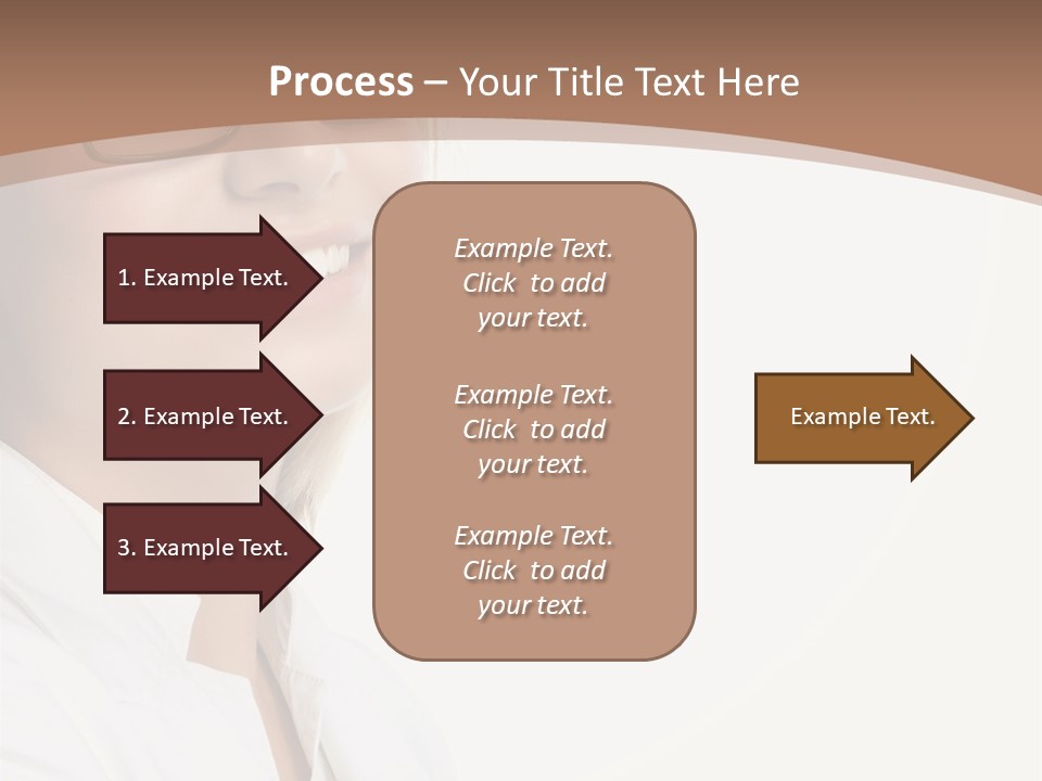 Female Lady Boss PowerPoint Template