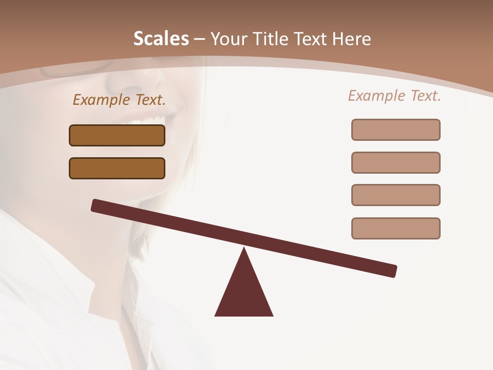 Female Lady Boss PowerPoint Template