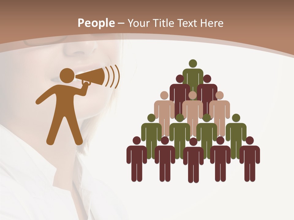 Female Lady Boss PowerPoint Template