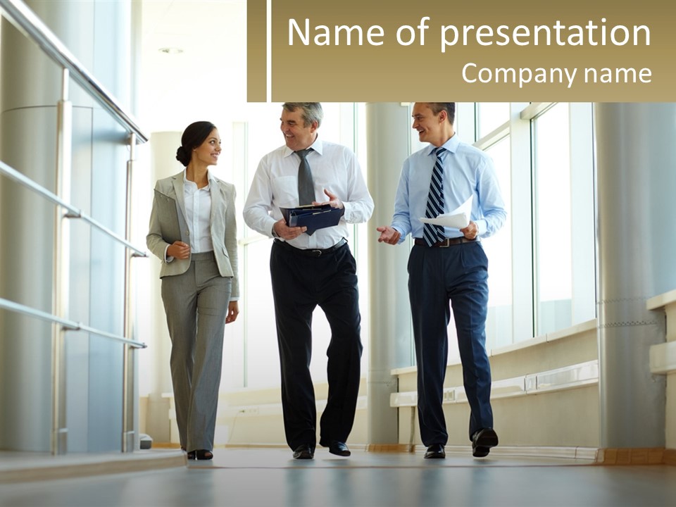Corporate Male People PowerPoint Template