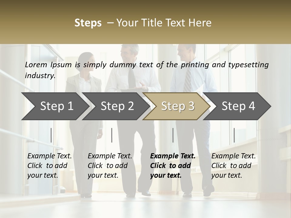 Corporate Male People PowerPoint Template