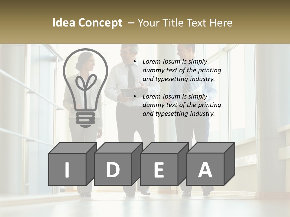 Corporate Male People PowerPoint Template
