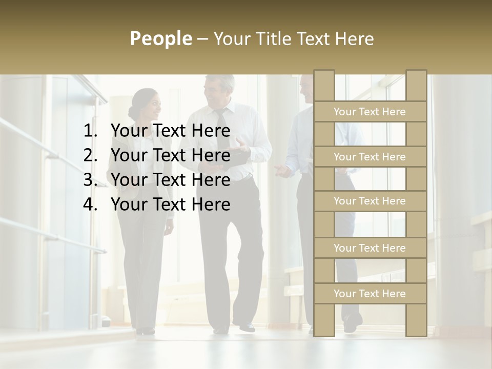 Corporate Male People PowerPoint Template