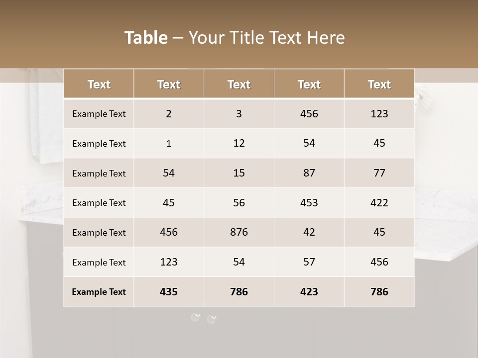 Home Interior Home Accessories PowerPoint Template