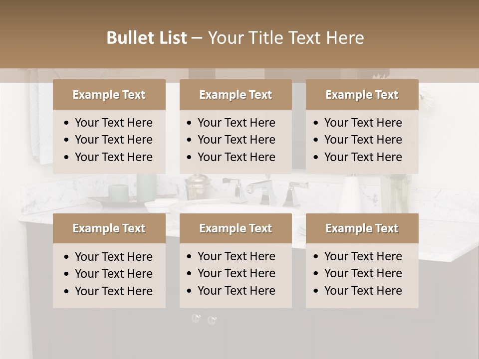 Home Interior Home Accessories PowerPoint Template