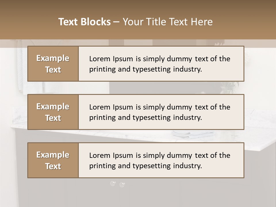 Home Interior Home Accessories PowerPoint Template