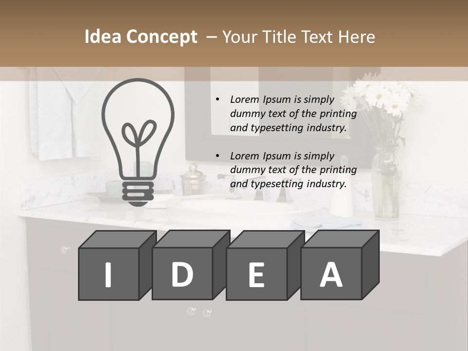 Home Interior Home Accessories PowerPoint Template